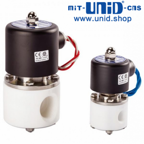 UDC-8TF电磁阀,耐强酸强碱腐蚀PTEF铁氟龙电磁阀,UDC-8TF