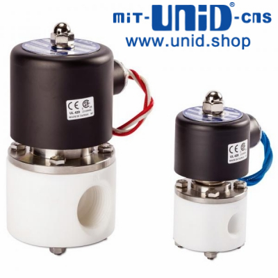 UDC-10TF电磁阀,耐强酸强碱腐蚀PTEF铁氟龙电磁阀,UDC-10TF